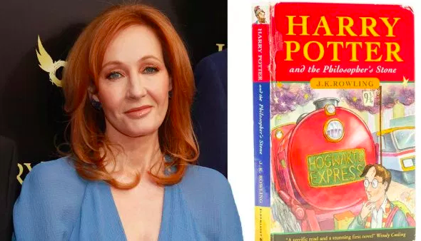 Ex-library Harry Potter first edition on auction for £30,000 despite ‘wear and tear’ 